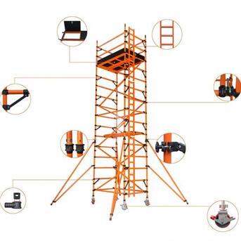  , SAR 1700,  Mobile Aluminium Scaffolding Tower For Saudi Arabia. Quick Delivery..., 4