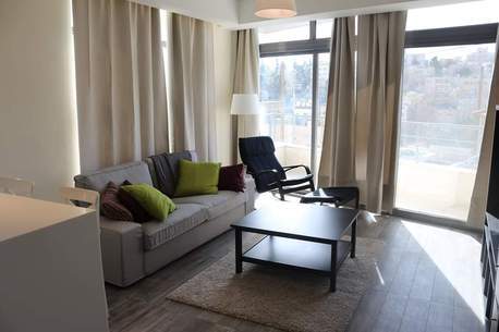 Amman, Apartments/Houses, JOD 8000/year,  Furnished,  2 BR,  Fully Furnished Two Bedroom Apartment With Baconly In Jabal Webdeh 00962777688956