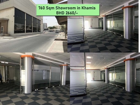 Salmaniya, Shops, BHD 2660,  Modern SHOWROOM Rent In Prime Location With Parking (Read More). Call Sam 39044943