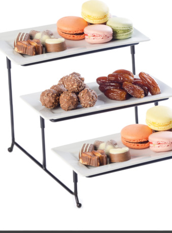 Riyadh, Household Items, SAR 50,  3 Serving Plates With Metal Stand