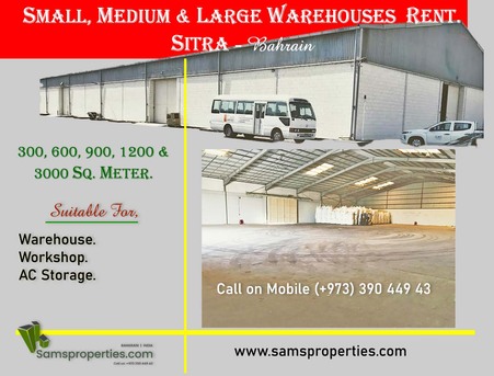 Manama, Warehouses, Approved Warehouse | Workshop | Factory | Industrial Land At Low Rent - Call Sam 39044943