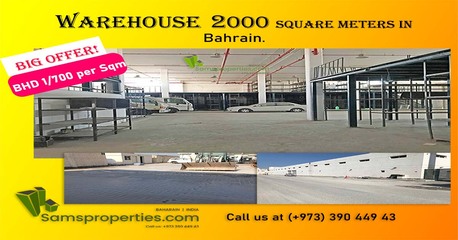 Manama, Warehouses, Approved Warehouse | Workshop | Factory | Industrial Land At Low Rent - Call Sam 39044943