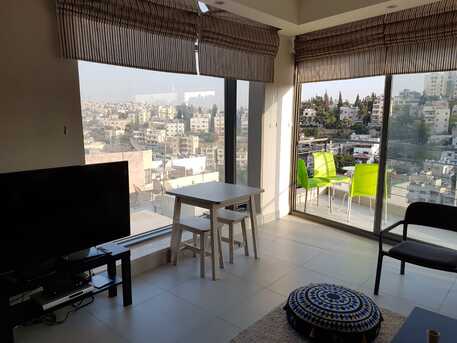 Amman, Apartments/Houses, JOD 12000/year,  Furnished,  2 BR,  Fully Furnished Two Bedroom Apartment With Baconly In Jabal Webdeh  00962777688956