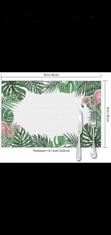 Riyadh, Household Items, SAR 75,  24 Flamingo Under Plate MATES.