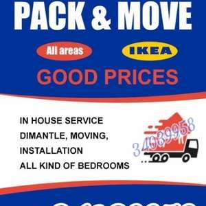 PROFESSIONAL SERVICE PROVIDER HOUSE VILLA APARTMENT PACKER MOVERS  WE HAVE PROFESSIONAL CARPANTERS AND LABOURS AVAILABLE WE ALL HAVE PACKAGES OFFERS REASONABLY PRICED BOXES WRAP PLASTIC RAP TAPS ALL PACKING EQUIPMENT SAME COMPANY PRICE WE CAN ASSEMBLING A