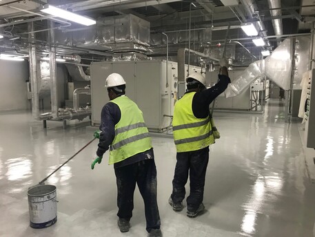 Dammam, Construction, Epoxy Flooring Contractor (Self Leveling, Ucrete & Antistatic)