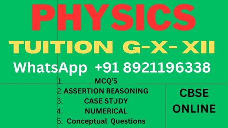 Dammam, Lessons Offered, PHYSICS TUITION CBSE 9,10,11,12 *IMO/WhatsApp +91 8921196338 (*S*)