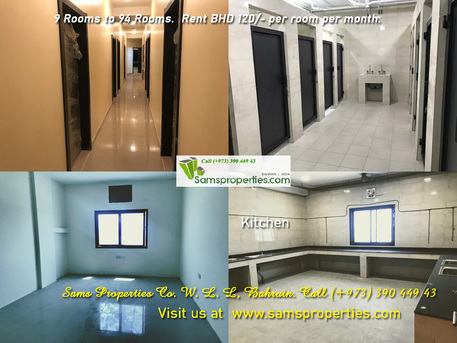 Manama, Staff Accomodation, Staff & Laborer Accommodation For Rent Near ALBA & BAPCO | 9 Rooms