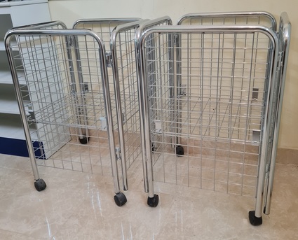 Isa Town, Furniture, BHD 20,  SS Cloth Basket With Castors