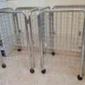 BHD 20,  SS Cloth Basket With Castors