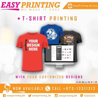 East Riffa, Printing, Customized T-Shirt Printing - All Sizes Available!