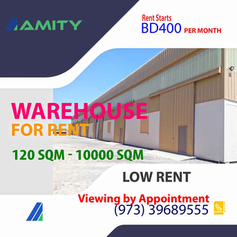 Salmabad, Warehouses, WAREHOUSE / WORKSHOP / FACTORY, 3PH POWER (50 -12000 Sq. Mtr) LOW RENT- ENQUIRIES 39689555
