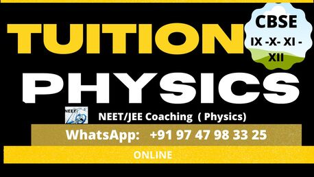 Doha, Lessons Offered, TUITION Physics CBSE  ONLINE*(1-on-1)*IMO / WhatsApp :  +91 9747983325 (*Q)