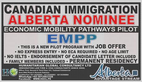 Islamabad, Immigration, Yukon YNP And Rural RCIP Nominee And Pilot Programs For Canada With JOB OFFER
