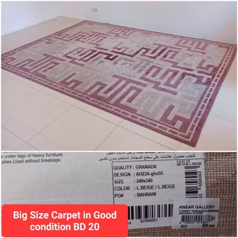 Manama, Household Items, BHD 20,  ✅️Carpet For Sale In Good Condition With Delivery