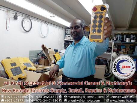 Salmabad, Business, Crane Remote Control Supply, Install, Repairs & Maintenance Services In Bahrain.