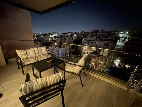 Abdoun, Apartments/Houses, JOD 11500/year,  Furnished,  2 BR,  Fully Furnished Two Bedroom With Balcony Apartment In Abdoun 00962777688956