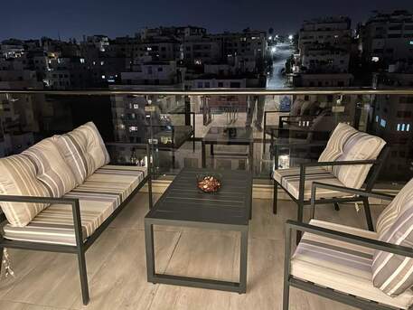 Abdoun, Apartments/Houses, JOD 11500/year,  Furnished,  2 BR,  Fully Furnished Two Bedroom With Balcony Apartment In Abdoun 00962777688956