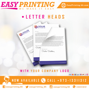 East Riffa, Printing, Letterheads Printing - With Free Delivery Service!