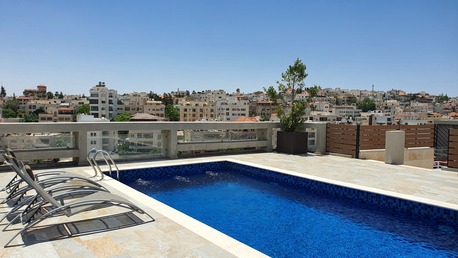 Abdoun, Apartments/Houses, JOD 30000/year,  4 BR,  Semi Furnished 4B Apartment With Big Balcony Limit Sharing Pool In Abdoun 00962777688956
