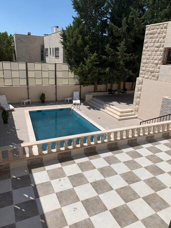 Amman, Apartments/Houses, JOD 20000/year,  Furnished,  3 BR,  Villa Fully Furnished 3B With Garden, Pool And Terraces In Rabyia 00962777688956
