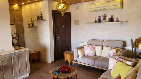 Amman, Apartments/Houses, JOD 12000/year,  Furnished,  2 BR,  Roof Top Fully Furnished 2B Apart. With Big Terrace View In Um Uthaina 00962777688956