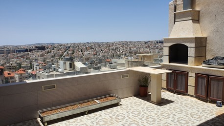Amman, Apartments/Houses, JOD 12000/year,  Furnished,  2 BR,  Roof Top Fully Furnished 2B Apart. With Big Terrace View In Um Uthaina 00962777688956