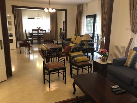 Amman, Apartments/Houses, JOD 12000/year,  Furnished,  3 BR,  Ground Fully Furinshed 3B Apart With Garden In Um Uthaina 00962777688956