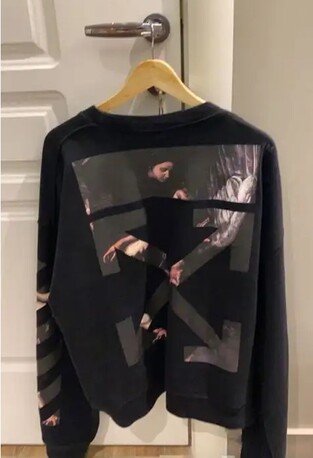 Riyadh, Collectibles, SAR 900,  Off-White X Nike Blazer Low Black Green / Off-White Black Caravaggio Arrow Sweatshirt