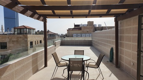 Amman, Apartments/Houses, JOD 12000/year,  Furnished,  2 BR,  Deplux Fully Furnished Two Bedroom With Balcony And Big Terrace Um Uthaina 00962777688956