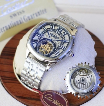Riyadh, Watches, SAR 580,  Cartier Watch First Copy Automatic Watch Transparent Back
