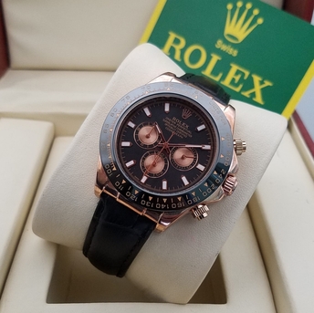 Riyadh, Watches, SAR 500,  Rolex Leather Watch First Copy Automatic Watch
