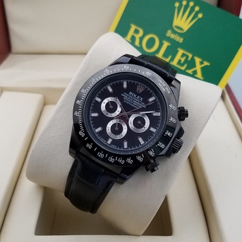 Riyadh, Watches, SAR 500,  Rolex Leather Watch First Copy Automatic Watch