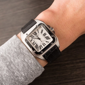 Riyadh, Watches, SAR 500,  Cartier Leather Watch First Copy High Quality