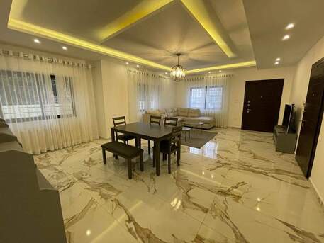 Amman, Apartments/Houses, JOD 13500/year,  Furnished,  2 BR,  Brandnew Ground Fully Furinshed 2B Apat With Outside Garden Jabal Webdeh 00962777688956