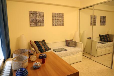 Amman, Apartments/Houses, JOD 9000/year,  Furnished,  2 BR,  Hertige Ground Floor Fully Furnished 2B Apart With Garden In Jabal Webdeh 00962777688956