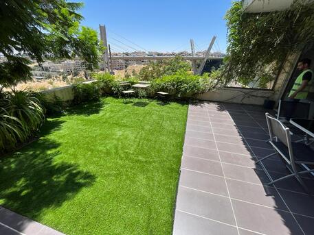 Amman, Apartments/Houses, JOD 14000/year,  Furnished,  2 BR,  Ground Fully Furinshed 2B Apartment With Outside Garden In 4circle 00962777688956