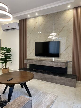 Abdoun, Apartments/Houses, JOD 13000/year,  Furnished,  2 BR,  Brandnew Ground Fully Furinshed 2B Apartment With Garden In Abdoun 00962777688956