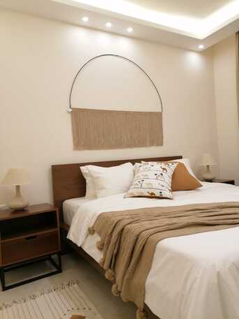 Abdoun, Apartments/Houses, JOD 13000/year,  Furnished,  2 BR,  Brandnew Ground Fully Furinshed 2B Apartment With Garden In Abdoun 00962777688956