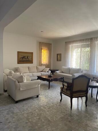 Amman, Apartments/Houses, JOD 20000/month,  Furnished,  4 BR,  Ground Fully Furinshed 4B Part Of Villa With Garden N Sweifieh 00962777688956