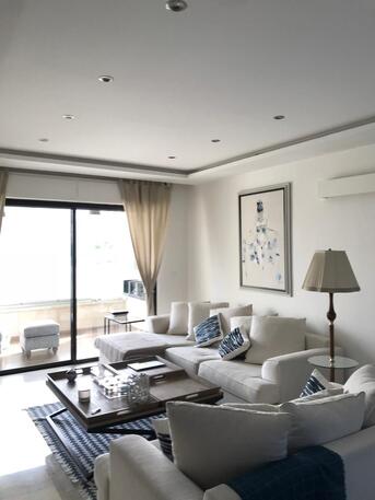 Amman, Apartments/Houses, JOD 17000/year,  Furnished,  3 BR,  Ground Fully Furinshed 3B Apartment With Baconly And Garden In Shemsani 00962777688956