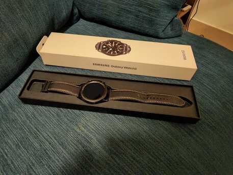 Riyadh, Mobile Phones, SAR 400,  Samsung Galaxy Watch 3 45mm Stainless Steel Black