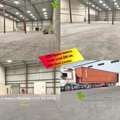 2190 Sq. Meter,  Warehouse Rent @ BHD 2.300 Per Sqm/Month - Power 200 Kw. - High Ceiling - Call 39044943