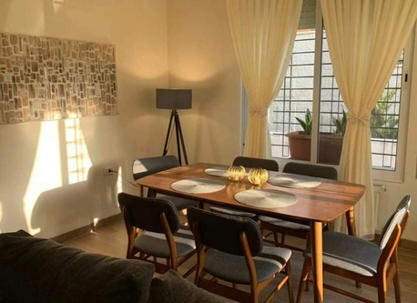 Abdoun, Apartments/Houses, JOD 15000/year,  Furnished,  3 BR,  Ground Fully Furinshed 3B Apartment With Two Baconlies In Abdoun 00962777688956