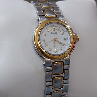 Riyadh, Jewelry, SAR 2500,  Korllof Watch - NEW  - Solid Gold And Steel For Ladies Original Swiss Made