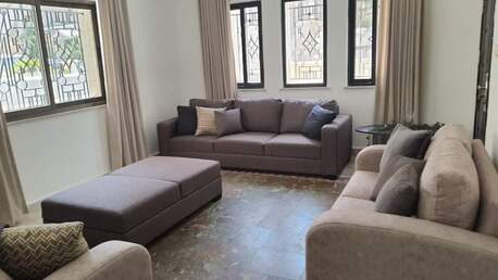 Amman, Apartments/Houses, JOD 16000/year,  Furnished,  3 BR,  Ground Fully Furinshed 3B Apartment With Outside Terrace In Jabal Webdeh 00962777688956