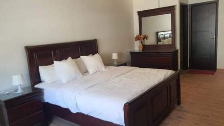 Amman, Apartments/Houses, JOD 16000/year,  Furnished,  3 BR,  Ground Fully Furinshed 3B Apartment With Outside Terrace In Jabal Webdeh 00962777688956