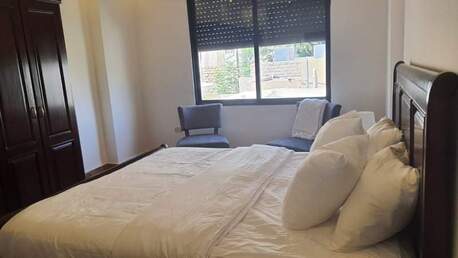Amman, Apartments/Houses, JOD 16000/year,  Furnished,  3 BR,  Ground Fully Furinshed 3B Apartment With Outside Terrace In Jabal Webdeh 00962777688956