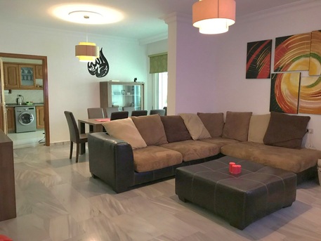 Amman, Apartments/Houses, JOD 9600/year,  Furnished,  3 BR,  Ground Fully Furinshed 3B Apartment With 2 Gardens In 8 Circle 00962777688956