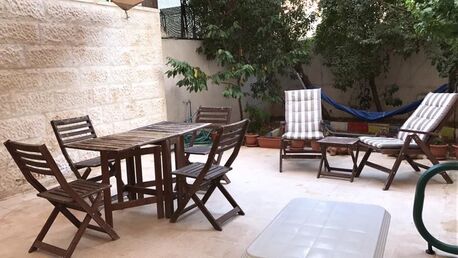 Amman, Apartments/Houses, JOD 9600/year,  Furnished,  3 BR,  Ground Fully Furinshed 3B Apartment With 2 Gardens In 8 Circle 00962777688956